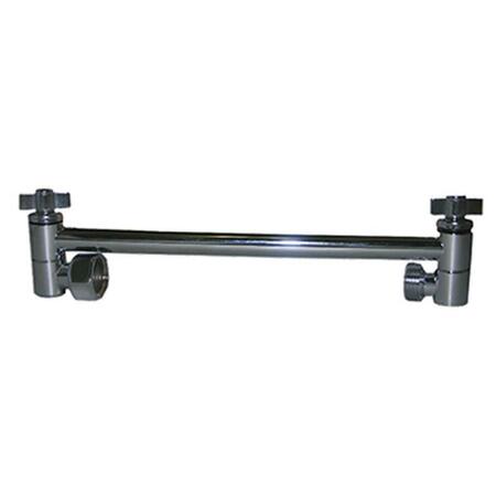 LARSEN SUPPLY CO Chrome Plated Adjustable Shower Arm 657975